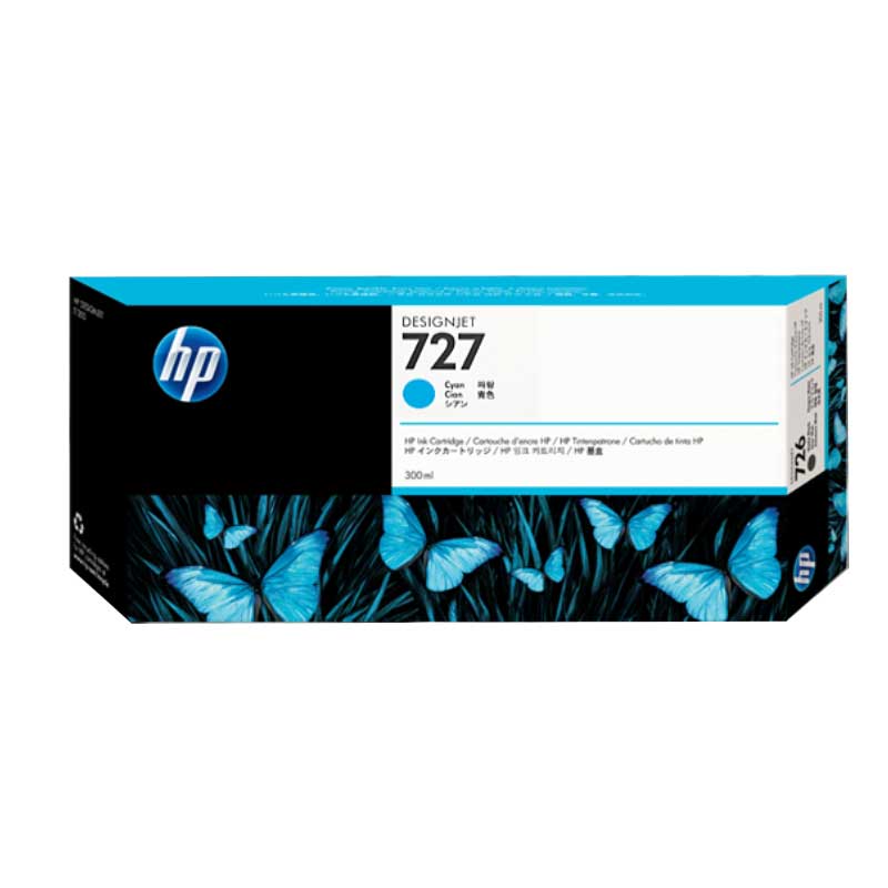 惠普HP T920/T930/T1500/T1530/T2530绘图仪墨盒727号300ML