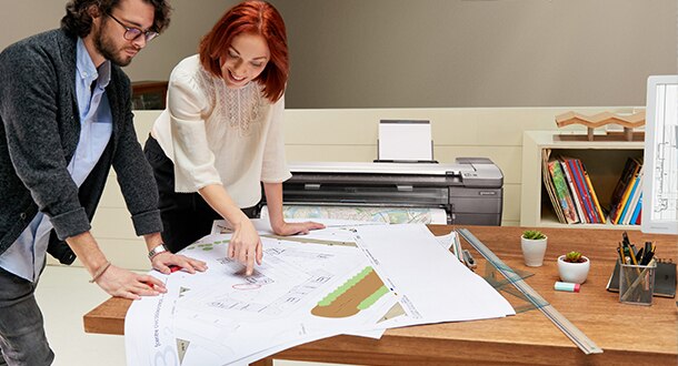 惠普大幅面绘图仪