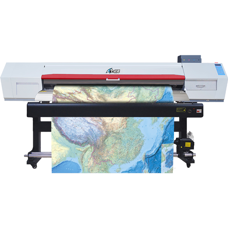 七级风国产绘图仪X-1804E Plus大幅面写真喷绘打印机1.8米四头适用水性防水PP背胶绘图纸白画布